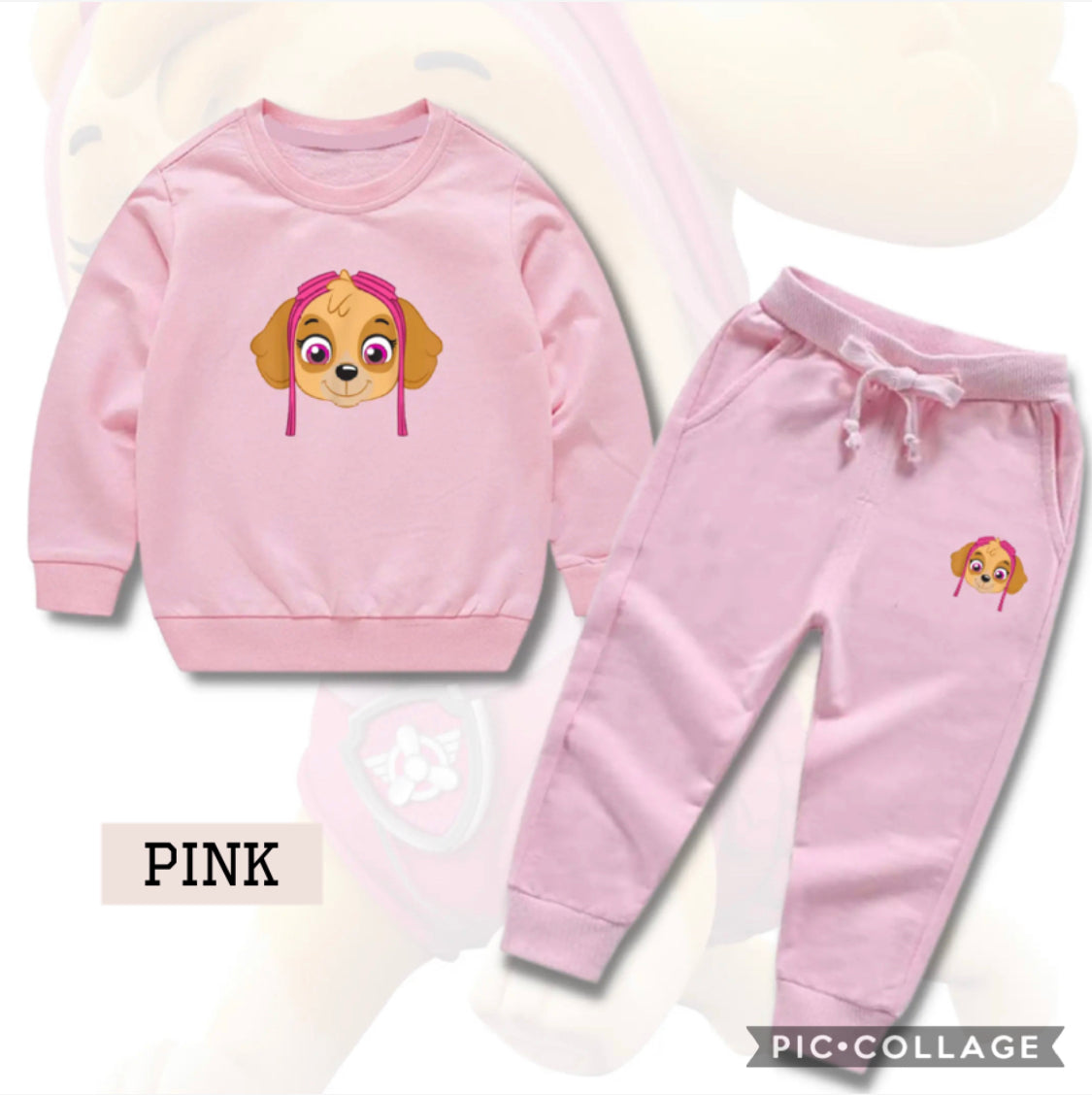 Girls Jumper & Jogging Pants Set - Clearance